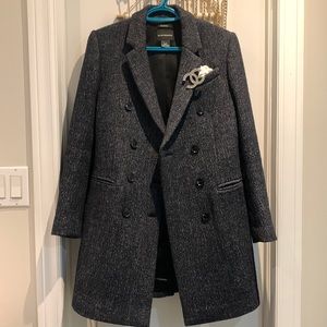 Club Monaco brand new Italian wool coat